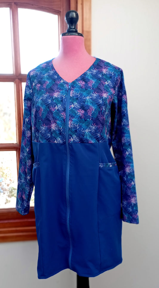 Delantal azul rey (1 unidad, entrega inmediata)