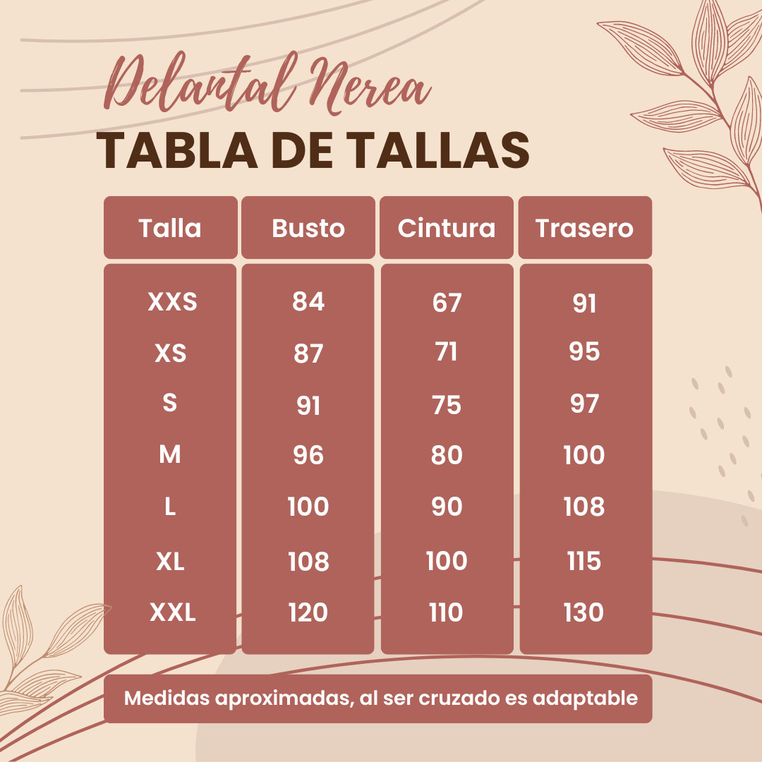 Delantal Nerea, personaliza según tu profesión