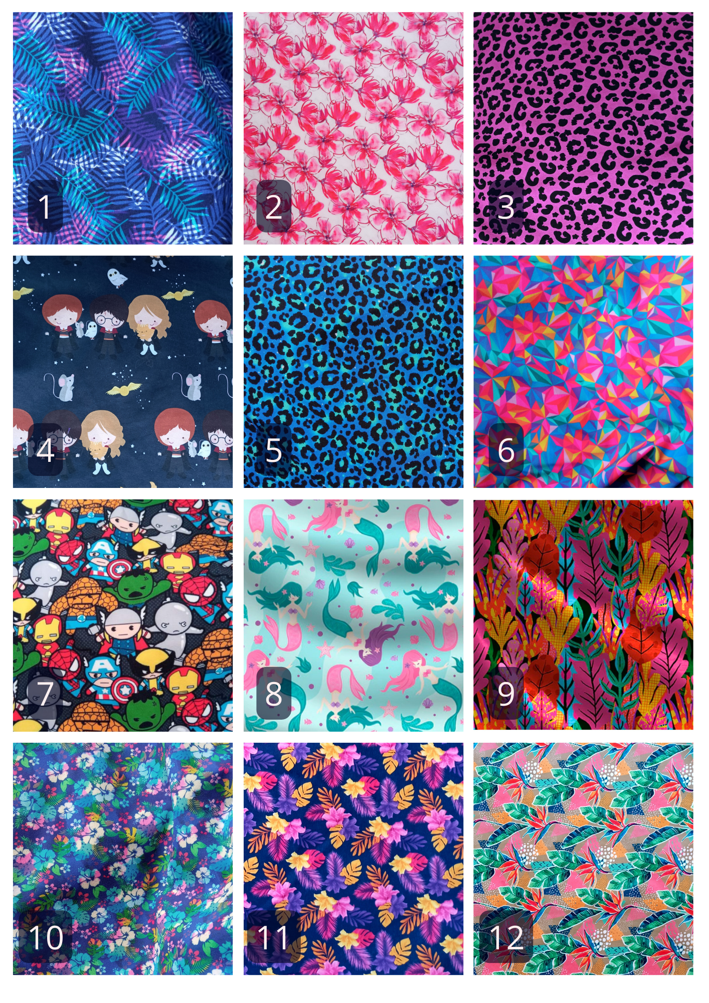 opciones de estampados para tu uniforme personalizable