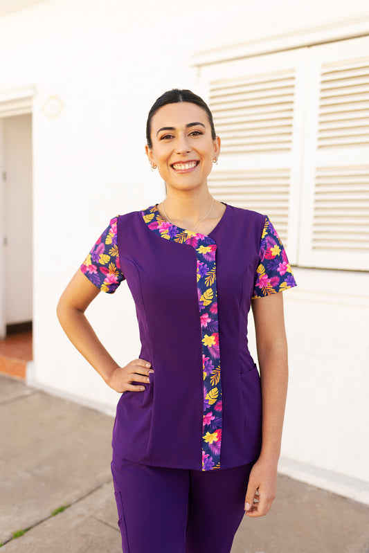 Delantal Morado (1 unidad, entrega inmediata)