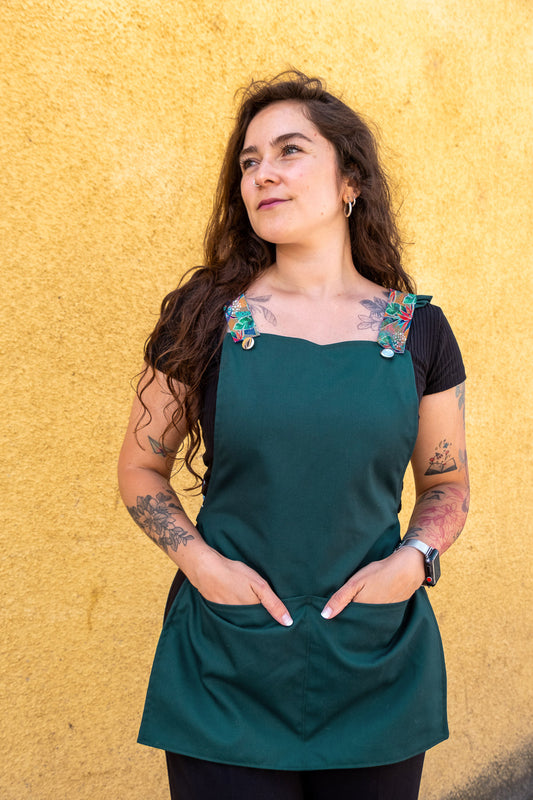 Pechera Verde M (1 unidad, entrega inmediata)