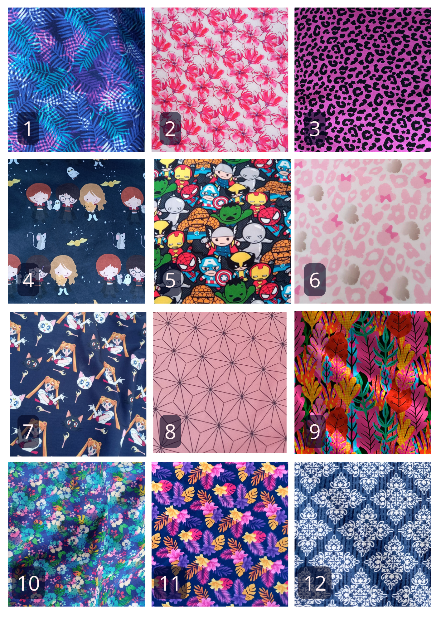 estampados para uniformes 