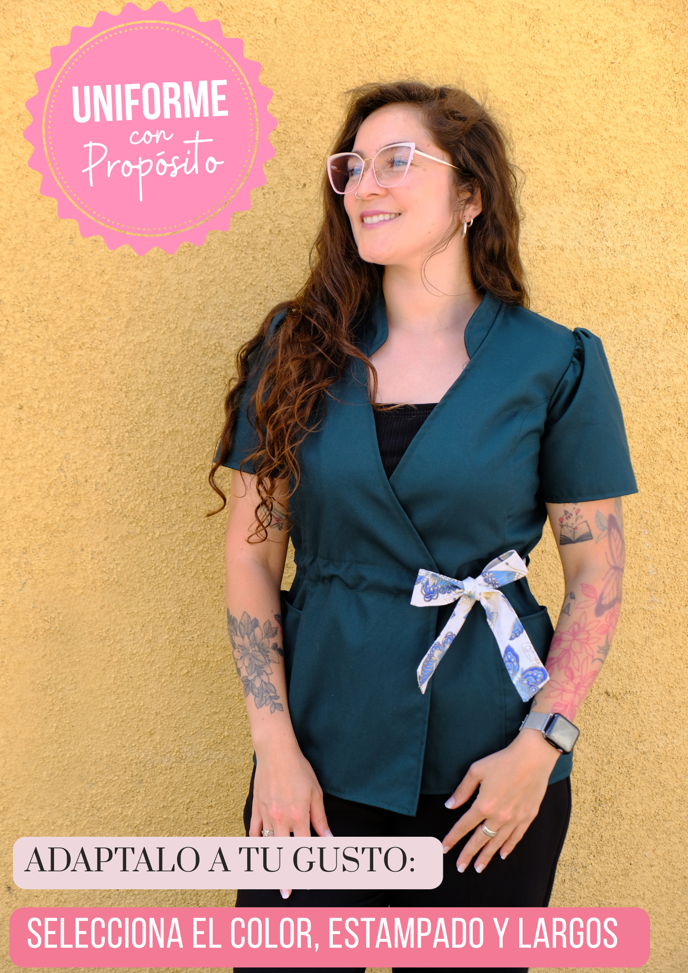 Kimono Valentía a pedido. Personaliza según tu profesión y estilo