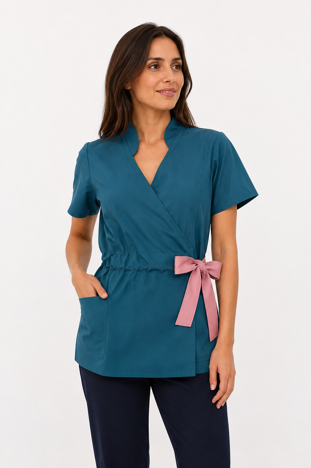Kimono Valentía corto azul Petroleo Antifluidos en stock (envio rápido)