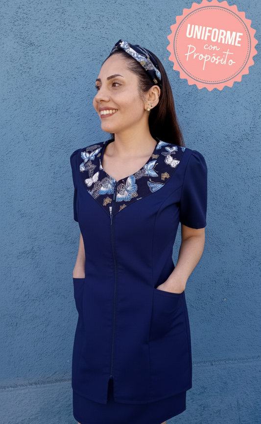 Delantal Sirena, profesionales de educación salud o estética